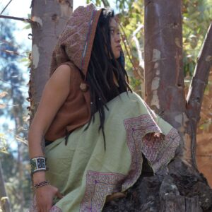 Shipibo Pixie Skirt, Ayahuasca Clothes, Ceremonial Clothes, Woodland Clothing Ready to Ship