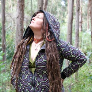 Ayahuasca Visions Winter Hoody, Fully Embroidered Shipibo Hoody, Custom Made In your design