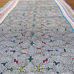 Shipibo Tapestry, Shipibo Icaro, Shamanic Alter Cloth, 69cm x 142 cm