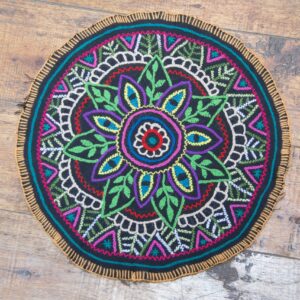 Shipibo Patch, Flower of Ayahuasca, 34 cm, Ayahuasca Patch, Shamanic Patch