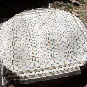 Shipibo Tapestry, Shipibo Icaro, Shamanic Alter Cloth, 140 cm x 150 cm, San Francisco Shipibo Community