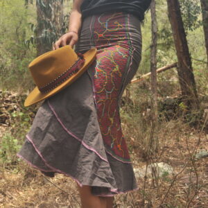 Shipibo Spiral Skirt, Ayahuasca Ceremonial Skirt, Shamanic Clothing, Shipibo Clothing